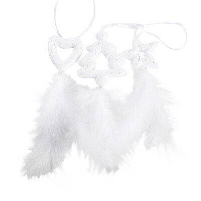 

Tailored Christmas Decoration Pendant Bubble Pentagram Love Feather Ornament 3 pcs