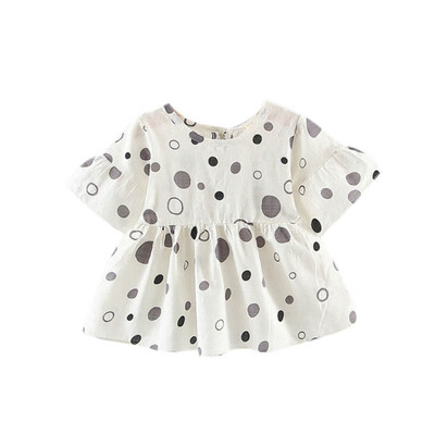 

2019 Summer Toddler Baby Girls Dresses Child Floral Ruffles Half Sleeve Dresses Outfits Kids Clothes Vestido 0-4Y