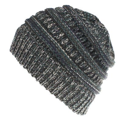 

Womens Beanie Tail Messy Soft Bun Hat Ponytail Stretchy Knit Crochet Skull Cap
