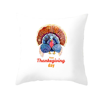 

〖Follure〗Thanksgiving Turkey Pillow Case Cushion Cover Sofa Bed Car Cushion Decor NEW