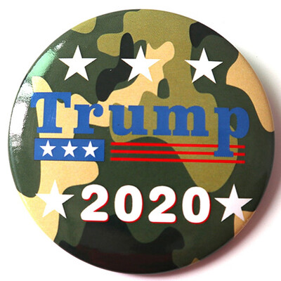 

1Pcs Donald Trump 2020 Enamel Pins Metal Badges For Clothes Decoration Jewelry Gifts