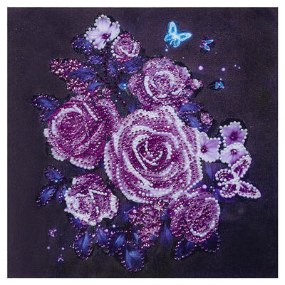 

5D DIY Special Shaped Diamond Painting Flowers Cross Stitch Embroidery Kit
