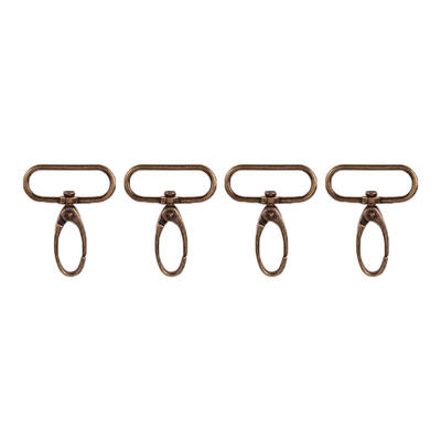 

4pcs Retro Style Antique Bronze Finish Luggage Bag Buckle Lobster Clasps