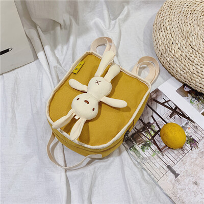 

Insfeng Female Korean Edition Senior High School Students Lovely Jansen Ancient Canvas Backpack Shoulder Bag