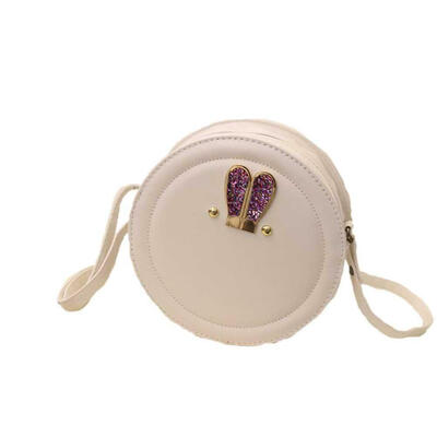 

2019 New Style Fashion Hot Women Candy Small Circle Round Rabbit Ears Shoulder Zipper Cross Body Bags Bag