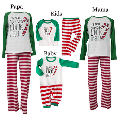 

Christmas Family Matching Pajamas Set Adult Women Men Kid Baby Xmas Sleepwear