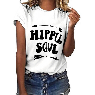 

Starmoon Women Girls Plus Size Lips Print Short Sleeved T-shirt Blouse Tops