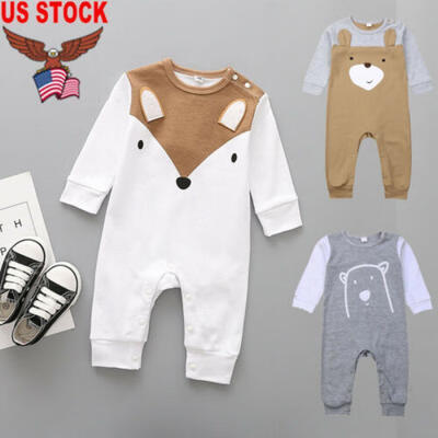 

Toddler Baby Boy Cotton Tops Romper Long Pants Leggings Hat Outfits Clothes 0-2T