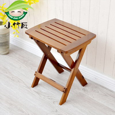 

XIAOZHUJIANG New brown folding stool medium modern simple portable portable small table 4229