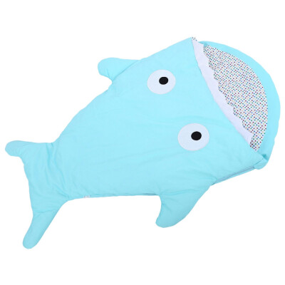 

Cute Cartoon Shark Babies Sleep Bag Thick Winter Infant Blanket Warm Swaddle