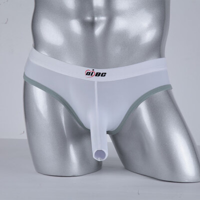 

Mens Sexy Triangle Briefs Long Sheath Sleeve Breathable Underwear Underpants