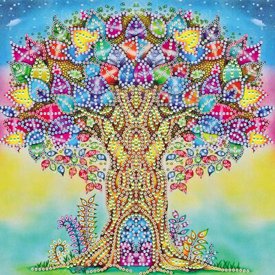 

Toponeto Special Shaped Diamond Painting DIY 5D Partial Drill Cross Stitch Kits Crystal