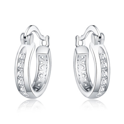 

plated jewelry ladies inlay earrings fashion stud earrings earrings zircon