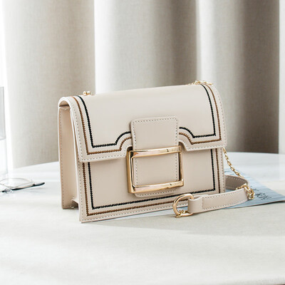 

Chains of Chaohua-Korean Version 2018 on New Little Girl in Autumn&Winter Leisure Slant Bag