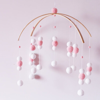 

Gobestart Wooden Ceiling Mobile Baby Crib Mobile for Boy&Girls Baby Bed Room Decor