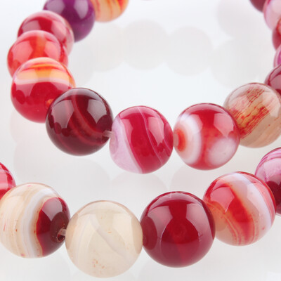 

Natural Gemstone Agate Round Bead Strands Dyed DarkRed 10mm Hole 1mm about 38pcsstrand 1496"