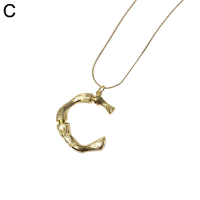 

Large A to Z 26 Letters Pendant Necklace Women Fashion Statement Jewelry Gifts
