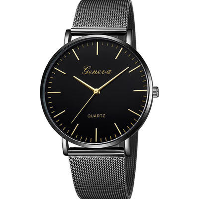 

Relogio Feminino Geneva Women Watches Luxury Mesh Band Stainless Steel Analog Quartz Wristwatch Woman Lady Rose Gold Watch
