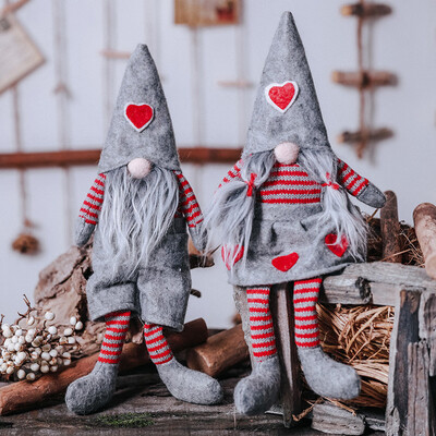 

Siaonvr Christmas Decoration Tied Beard Hanging Legs No Face Doll Scene Layout HomeAQ