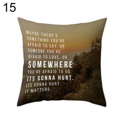 

Mountain Forest Path Tree Pillow Case Cushion Cover Sofa Bed Car Office Decor