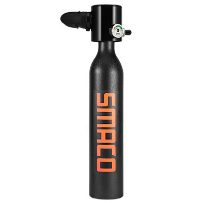 

05L Scuba Oxygen Cylinder Diving Air Tank Scuba Regulator Diving Respirator with Gauge Snorkeling Breathing Equipment