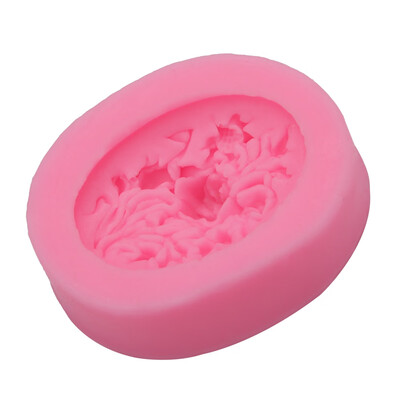 

Peony Flower Pattern Cake Fondant Baking Tool Paste Mold