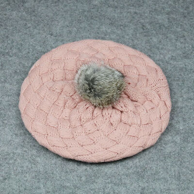 

Cute Baby Girls Kids Toddler Winter Warm Knitted Crochet Beanie Hat Beret Cap