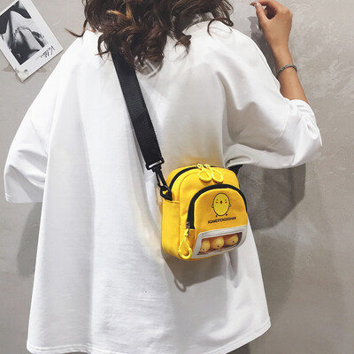 

Sen Department of the ocean Messenger bag cute small bag handbag 2019 new fashion canvas bag wild ins shoulder bag