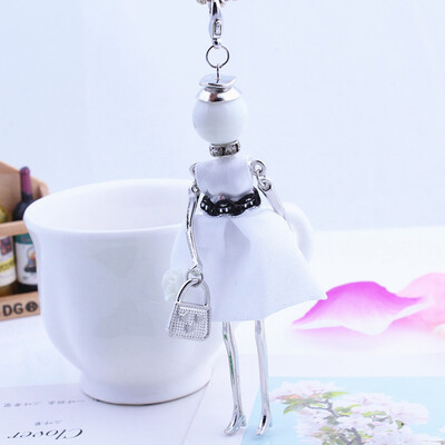 

Creative Long Chains Doll Necklace Lovely Dress Charm Pendant Jewelry Women Necklace Fashion Wholesale