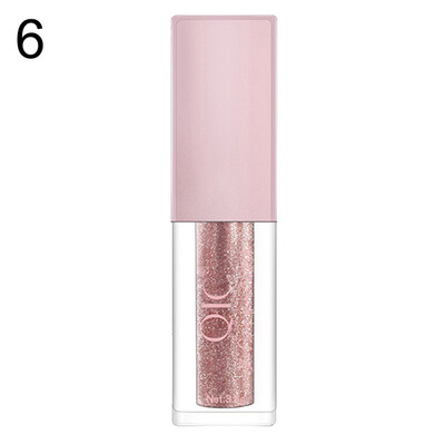 

Glitter Colored Metallic Liquid Eyeshadow Shimmers Long Lasting Makeup Cosmetic