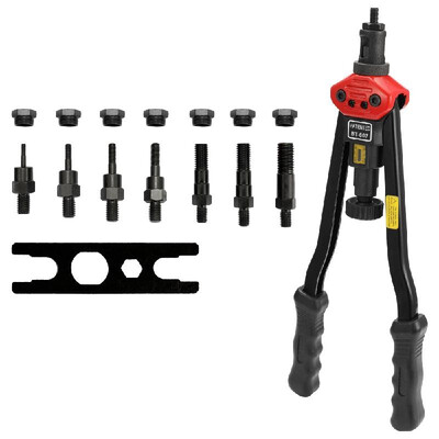 

16in Labor-saving Hand Riveter BT-607 Manual Rivet Machine 400mm Riveting Tools with Nut Dies -3 -4 -5 -6 -8 -10 -12