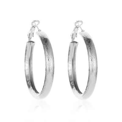 

2Pairs Fashion Popular Gold Silver Hoop Earrings Personality Thick Round Earrings Metal Women&39S Earrings Jewelry