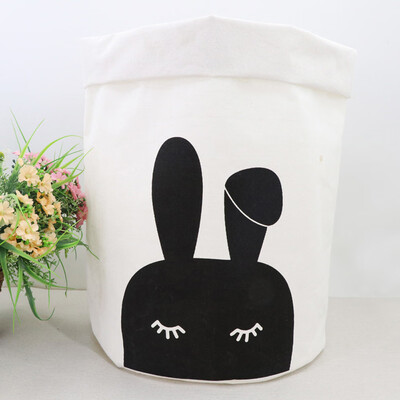 

〖Follure〗Waterproof Canvas Laundry Clothes Basket Storage Basket Folding Storage Box