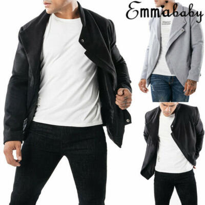 

Mens Autumn Military Outwear Jackets Cotton Collar Casual Jacket Coat