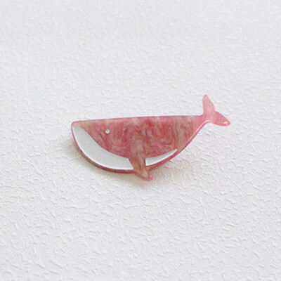 

Acrylic Material Small Dolphin Shape Hair Clip For Women Sweet Cute Japanese Style Bangs Clip Hair Accessories