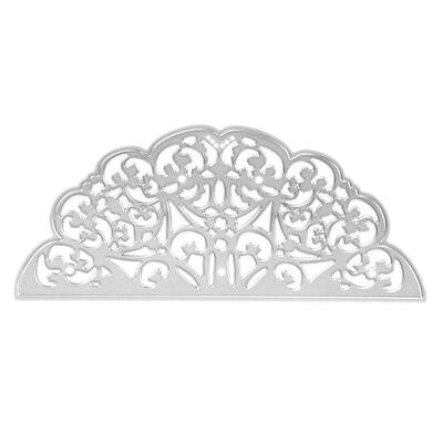

1pc Carbon Steel Semicircle Flower Pattern Cutting Dies Stencils For DIY