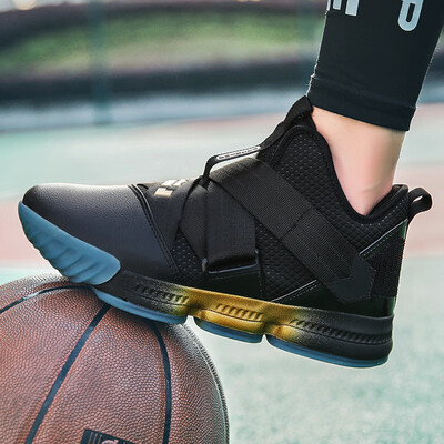 

Basketball shoes wear-resistant anti-war boots sliding high to help fly woven non-slip breathable outdoor sports shoes