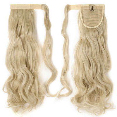 

Long Straight Ponytail Extension Wrap Around Synthetic Hair Extensions One Piece Hairpiece Pony Tail Extension for Women