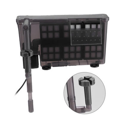 

Greensen Aquarium Fish Tank External Hanging Filter Activated Carbon Filtration Chinese Plug 220-240V