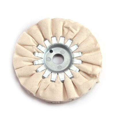 

5 Cotton Airway Buffing Wheel Cloth Open Bias Polishing Buffs Wheel Hole 16mm