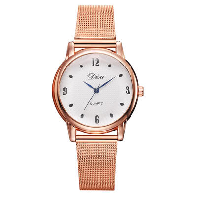 

Featured Women Watches Digital Dial Ladies Luxury Quartz Wristwatch Rose Gold Alloy Strap Clock Casual Dress Reloj Mujer