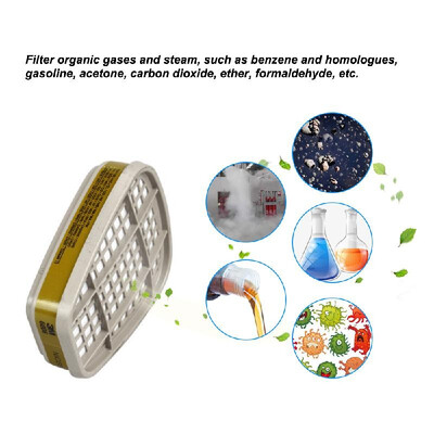 

2Pcs 3M 6006 Multi Acid Gas & Organic Vapor Cartridge for Full Facepieces Respirators Accessories Personal Protective Equippment