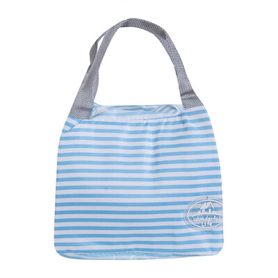 

2019 New Style Fashion Hot Stripe Adult Kids Lunch Bag Insulated Thermal Cooler Storage Carrying Bags Pouch