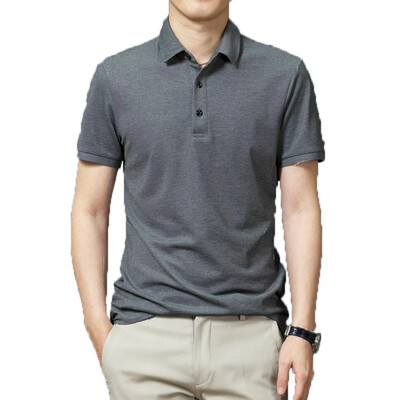 

JIN YAO Mens Fashion Lapel POLO Shirt Short Sleeve 5544