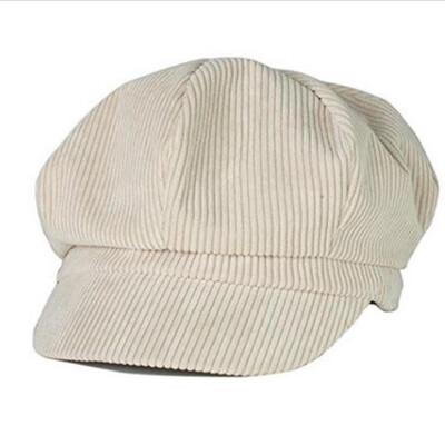 

Ladies Corduroy Beret Newsboy Baseball Cap Women Outdoor Travel Hat