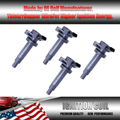 

4pc Ignition Coil For 00-08 Toyota Corolla Celica Matrix 18L UF247 90919-02339