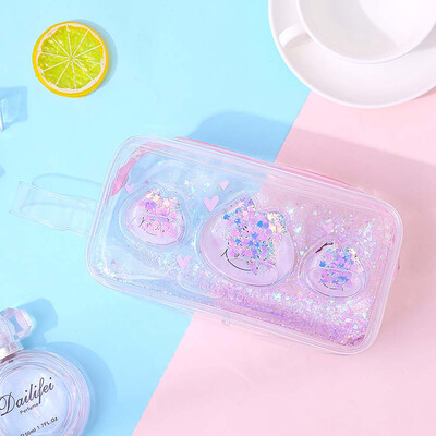 

Large-Capacity Transparent Pencil Case Stationery Pouch Cosmetic Makeup Holder