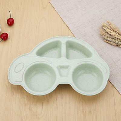 

Cute Cartoon Car Shape Kids Bowl Baby Dish Snack Food Tableware Feeding Dinner Plate