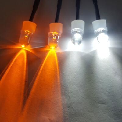 

Tailored 4pcs LED Lights 8mm for 110 18 Traxxas TRX4 Axial SCX10 D90 RC Car Spare Part