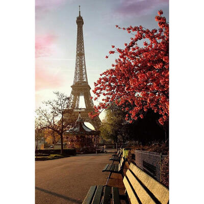

5D DIY Diamond Painting Paris Tower Path Cross Stitch Embroidery Mosaic Kit